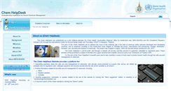 Desktop Screenshot of chemhelpdesk.cri.or.th
